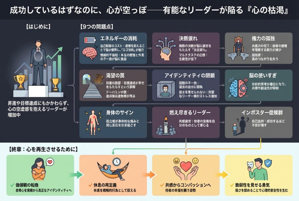 リーダーの心の枯渇